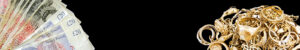 image of gold jewellery and cash